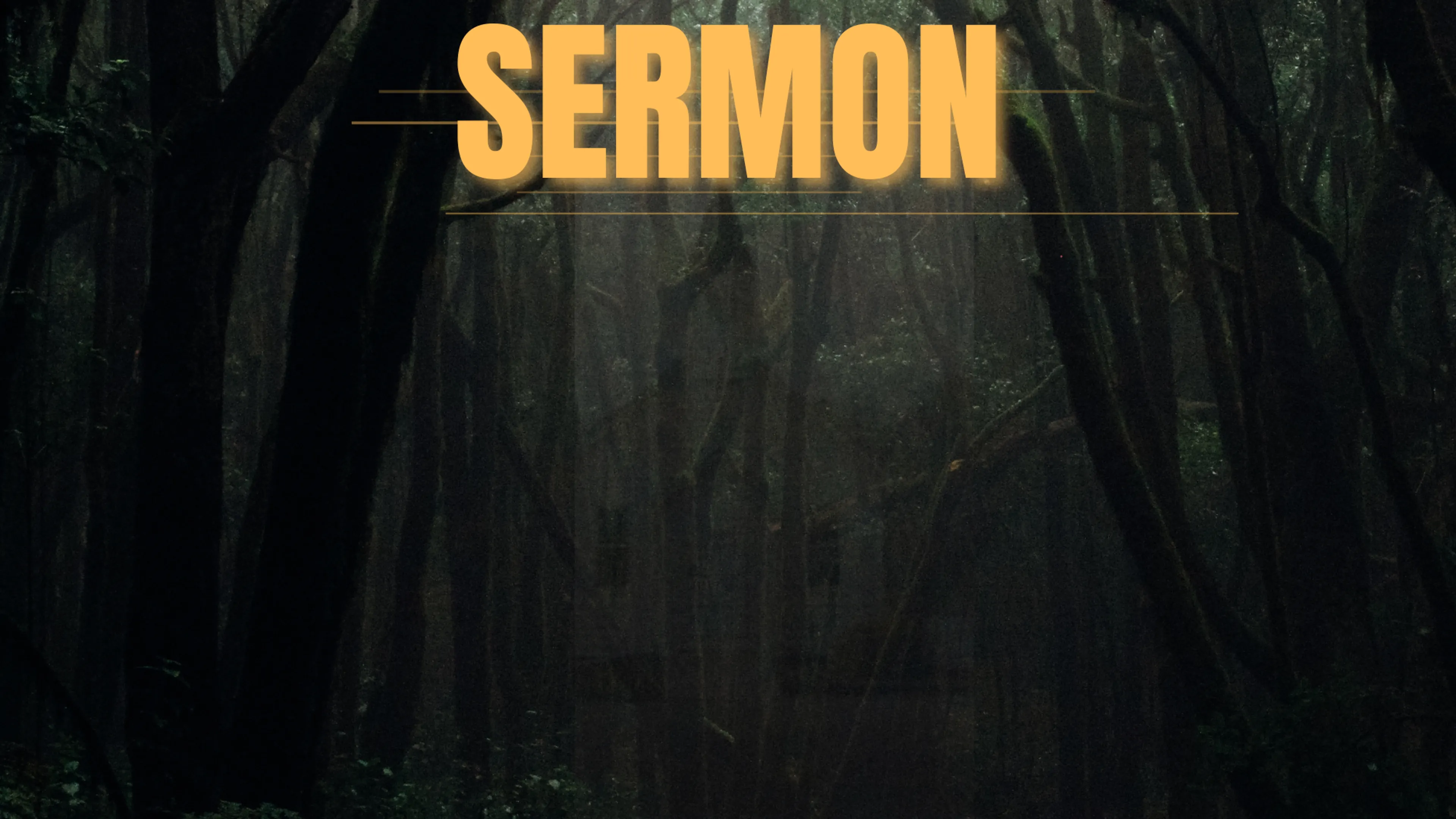 Sermon poster